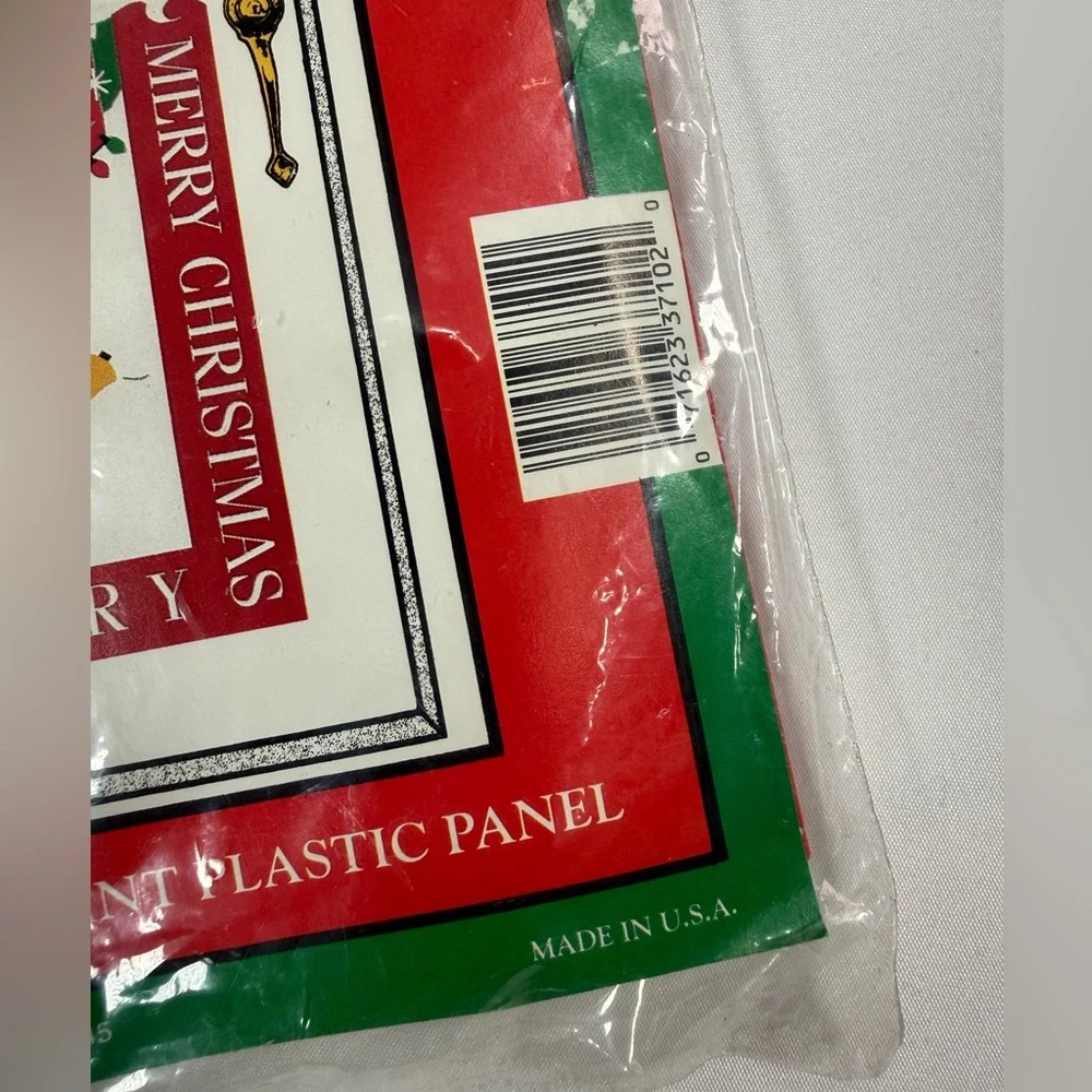 VINTAGE 1995 JEANMARIE CREATIONS Christmas Door Decorations Set Santa Tree NEW‎